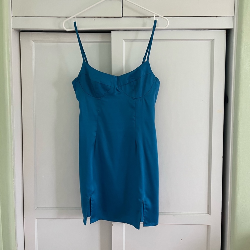 Sky to Moon Royal Blue Dress